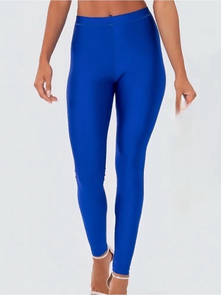 Pink Victoria's Secret Electric Blue High-Waist Stretch Leggings